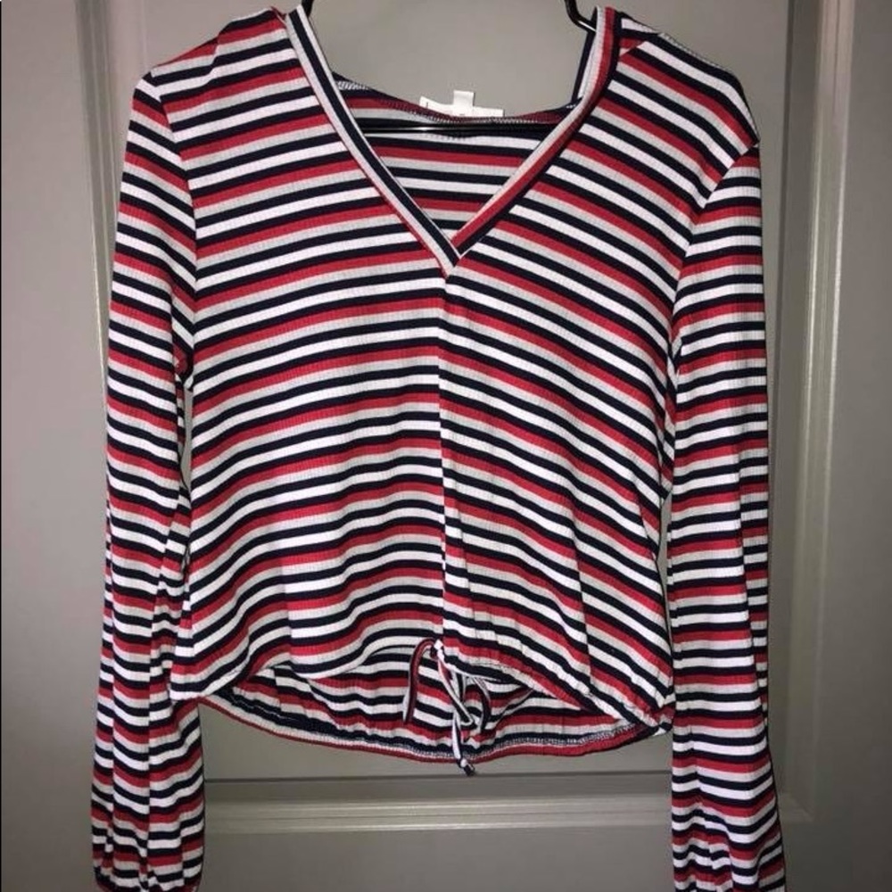 Striped hoodie
